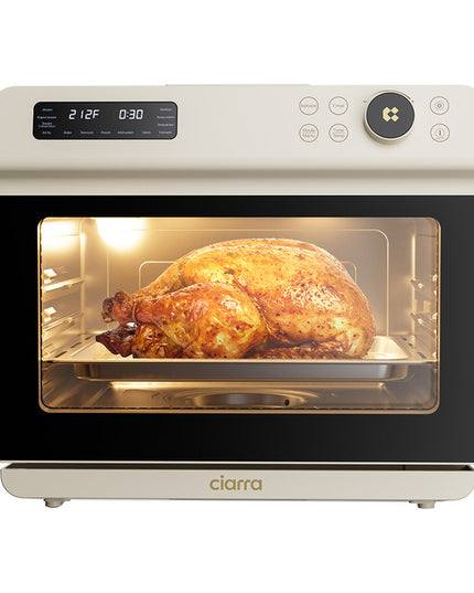 Four grille-pain blanc de 1600 W et 25,4 pintes.
