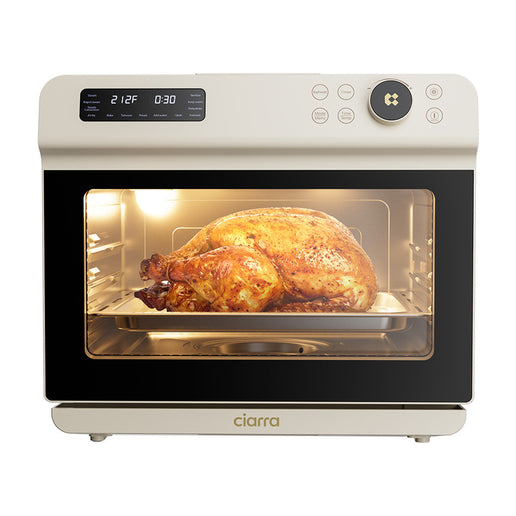 Four grille-pain blanc de 1600 W et 25,4 pintes.