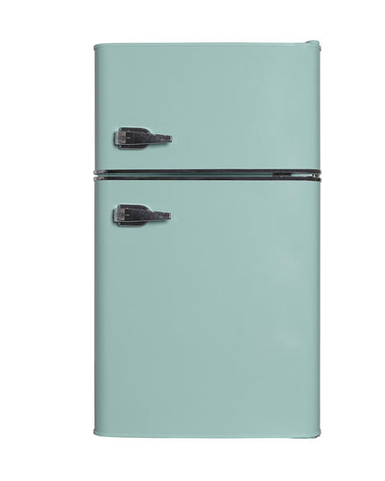 Mini-réfrigérateur rétro de 3,2 pi³ avec congélateur compact