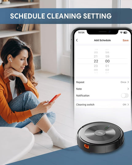 Aspirateur robot 3 en 1 avec Alexa et contrôle via application. 