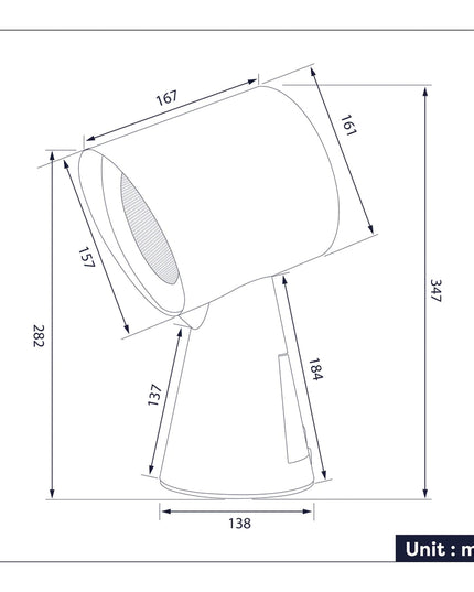 Hotte de table sans conduit de 6,18 po et 70 pi³/min à installer sous une armoire