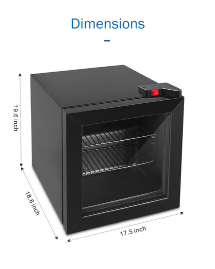 Congélateur vertical de 1,1 pi³ (noir)