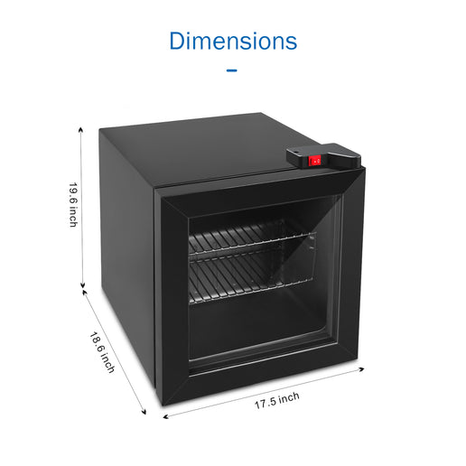 Congélateur vertical de 1,1 pi³ (noir)